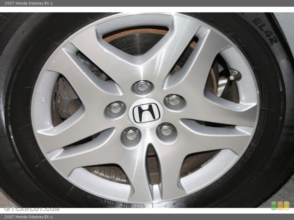 2007 Honda Odyssey EX-L Wheel and Tire Photo #76825542