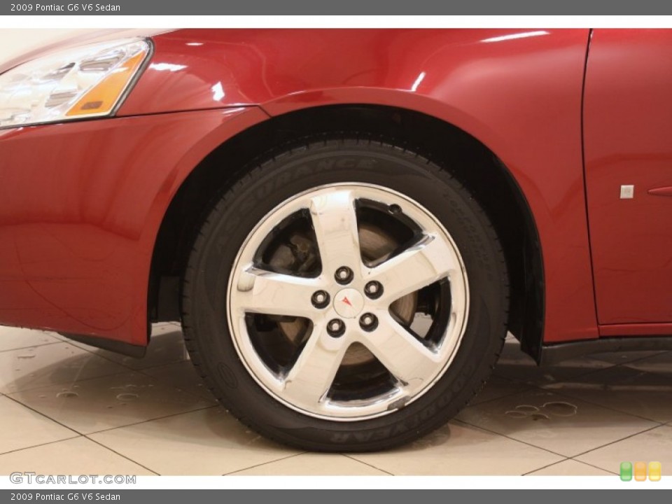 2009 Pontiac G6 V6 Sedan Wheel and Tire Photo #76827324