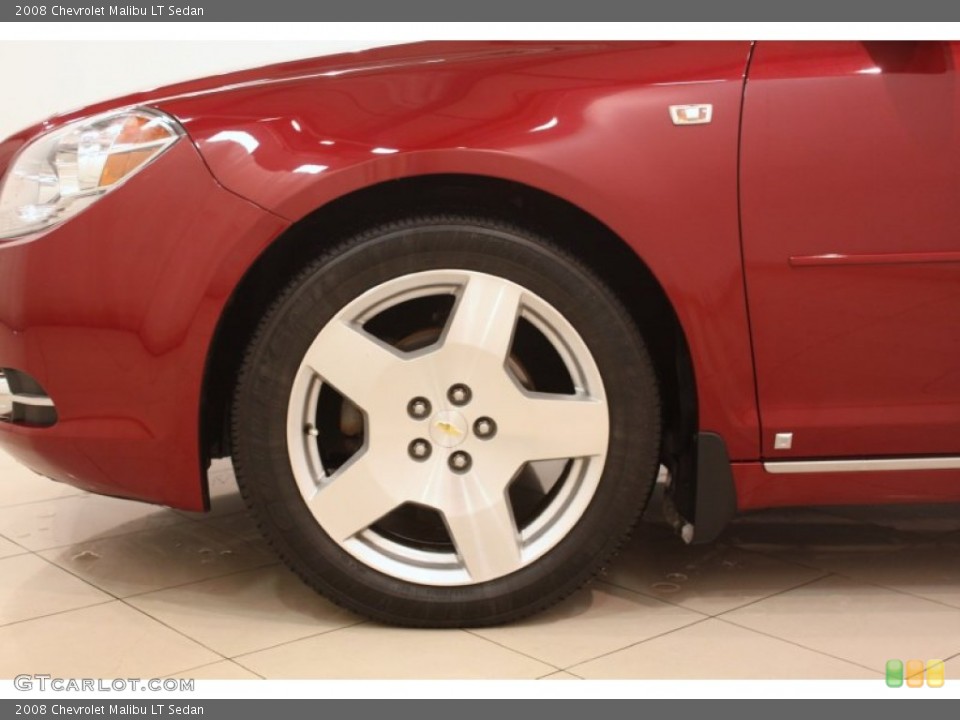 2008 Chevrolet Malibu LT Sedan Wheel and Tire Photo #76827651