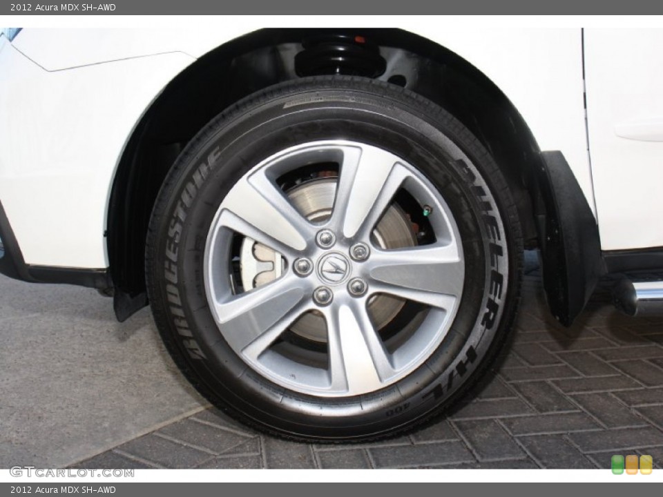 2012 Acura MDX SH-AWD Wheel and Tire Photo #76833120