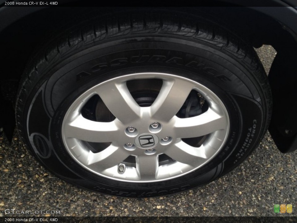 2008 Honda CR-V EX-L 4WD Wheel and Tire Photo #76836772