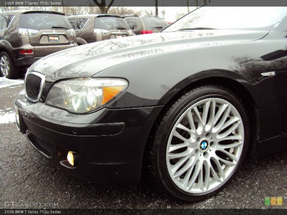 2008 BMW 7 Series 750Li Sedan Wheel and Tire Photo #76836834