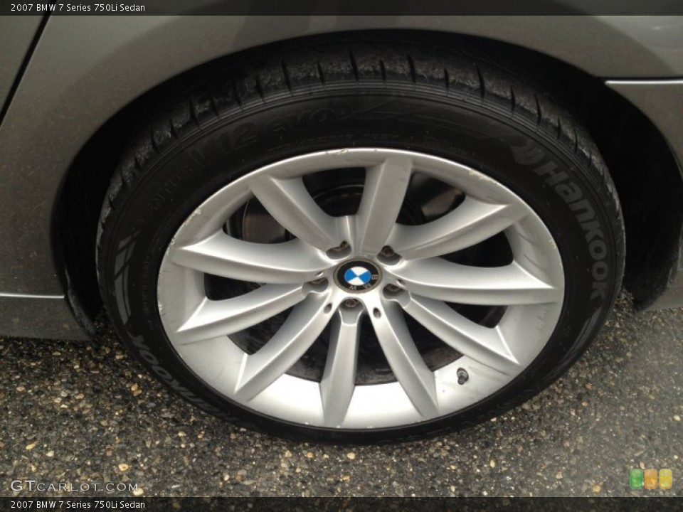 2007 BMW 7 Series 750Li Sedan Wheel and Tire Photo #76839285