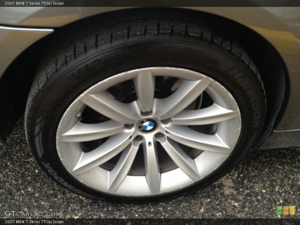 2007 BMW 7 Series 750Li Sedan Wheel and Tire Photo #76839708