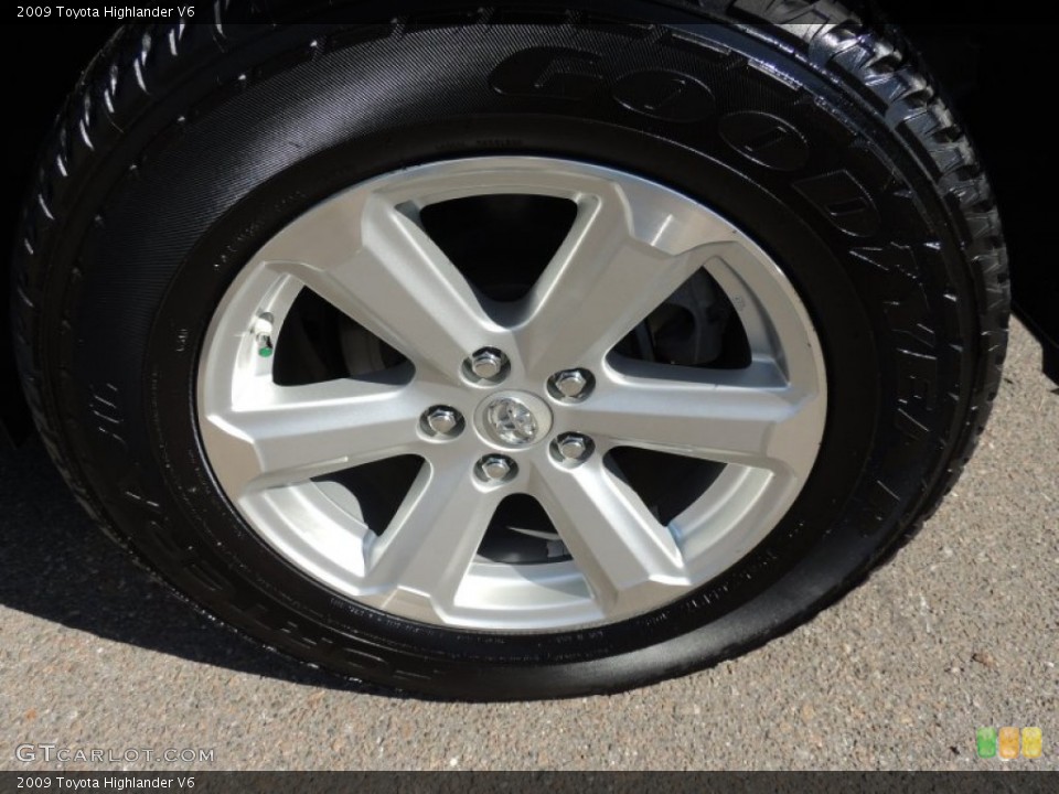 2009 Toyota Highlander V6 Wheel and Tire Photo #76841011
