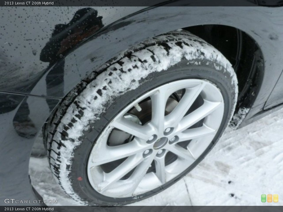 2013 Lexus CT 200h Hybrid Wheel and Tire Photo #76843787