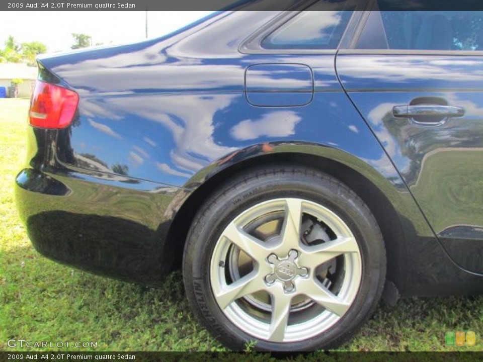 2009 Audi A4 2.0T Premium quattro Sedan Wheel and Tire Photo #76848810