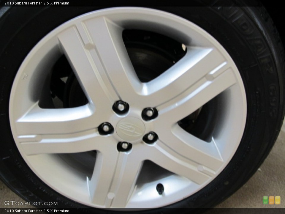 2010 Subaru Forester 2.5 X Premium Wheel and Tire Photo #76850292