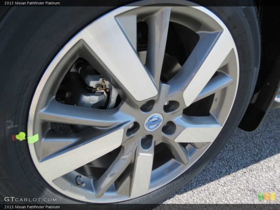 2013 Nissan Pathfinder Platinum Wheel and Tire Photo #76851813