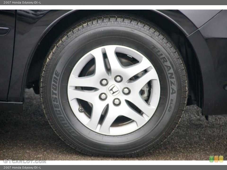 2007 Honda Odyssey EX-L Wheel and Tire Photo #76851936