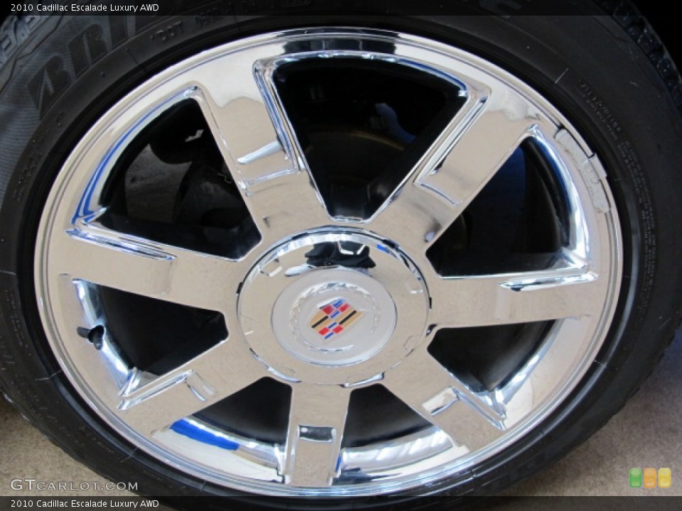 2010 Cadillac Escalade Luxury AWD Wheel and Tire Photo #76853121