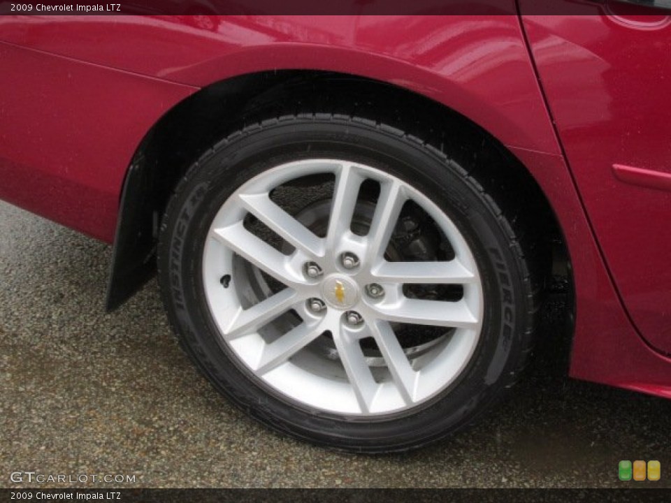 2009 Chevrolet Impala LTZ Wheel and Tire Photo #76854716