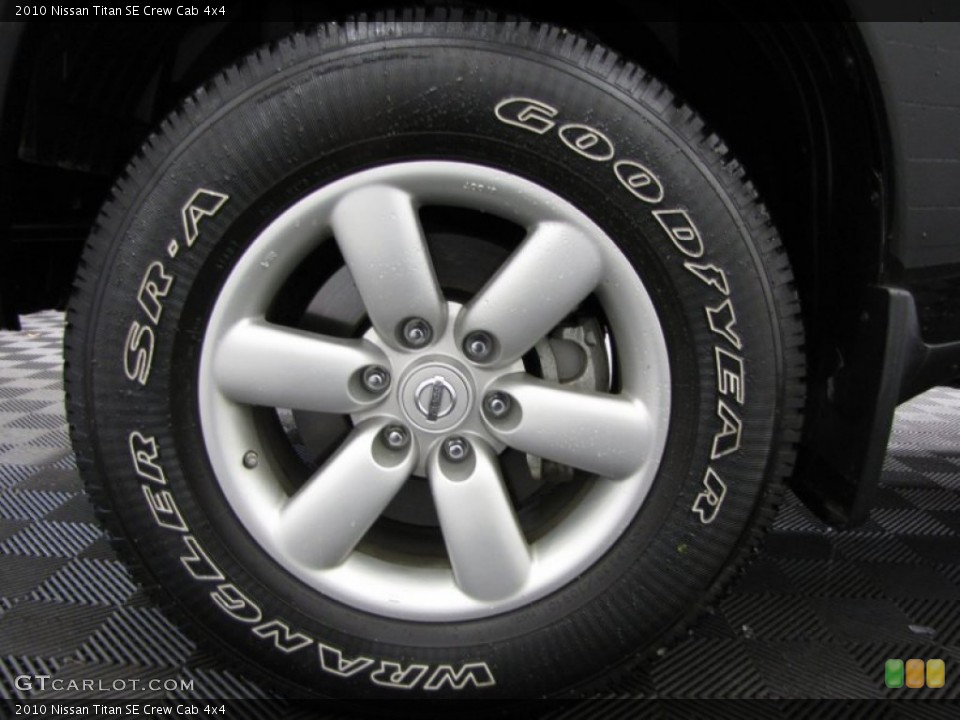 2010 Nissan Titan SE Crew Cab 4x4 Wheel and Tire Photo #76859058