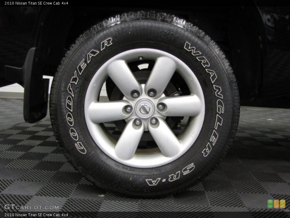 2010 Nissan Titan SE Crew Cab 4x4 Wheel and Tire Photo #76859073
