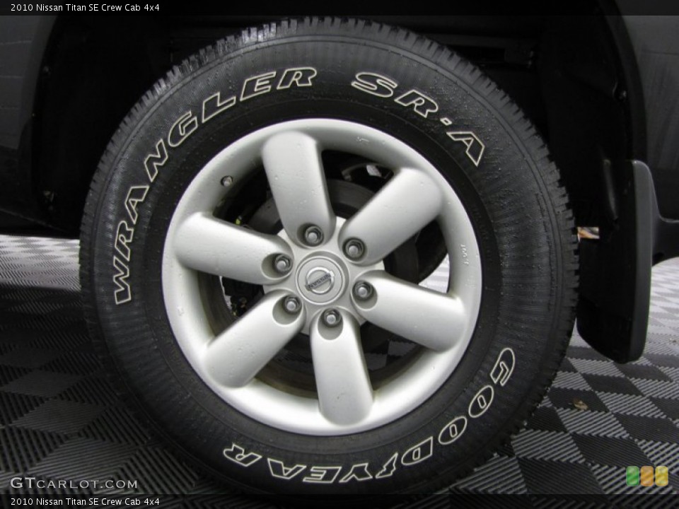2010 Nissan Titan SE Crew Cab 4x4 Wheel and Tire Photo #76859088