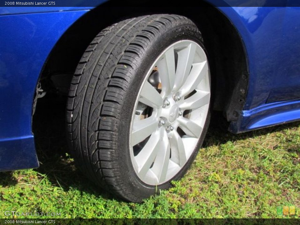2008 Mitsubishi Lancer GTS Wheel and Tire Photo #76859838