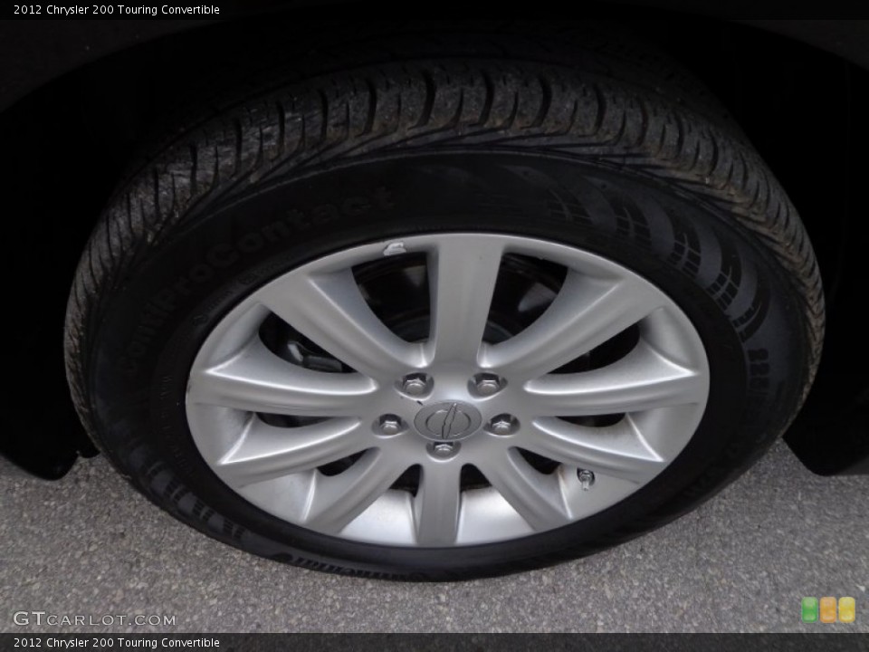 2012 Chrysler 200 Touring Convertible Wheel and Tire Photo #76863151