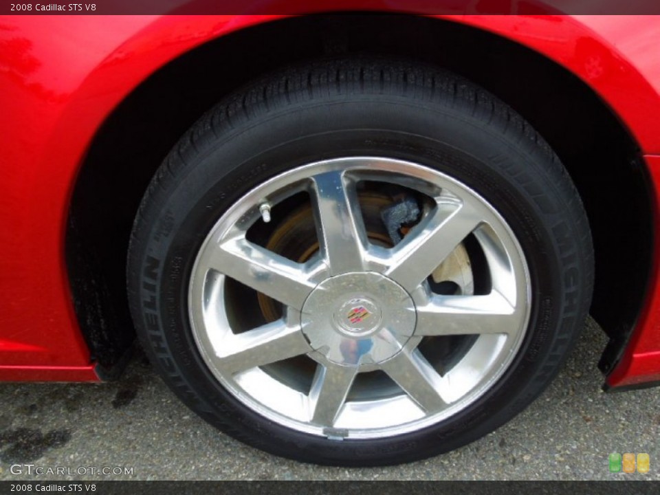 2008 Cadillac STS V8 Wheel and Tire Photo #76864086