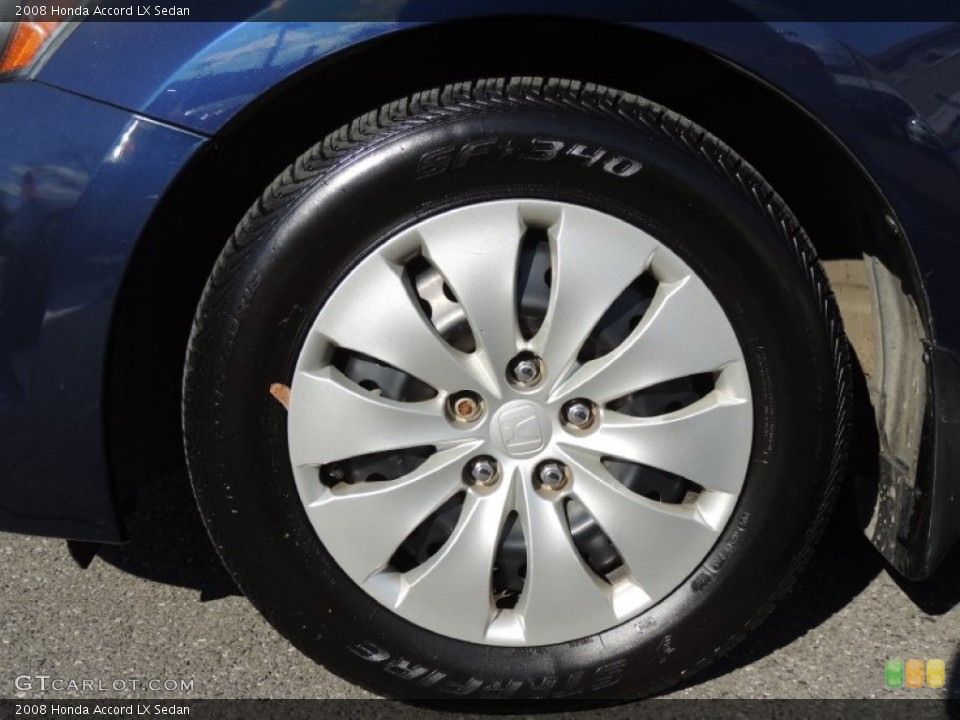 2008 Honda Accord LX Sedan Wheel and Tire Photo #76865316