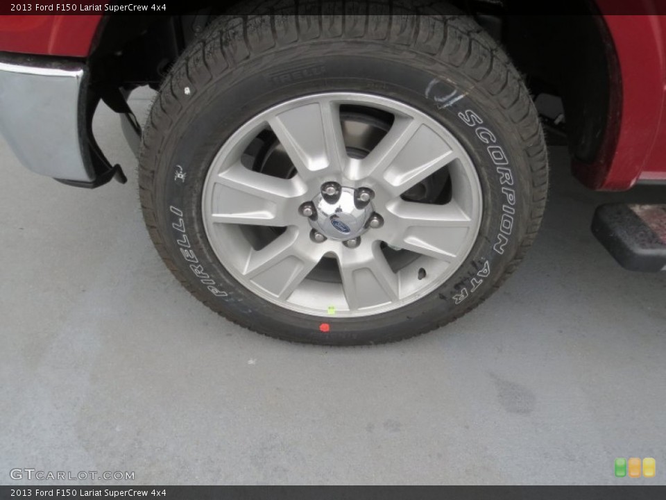2013 Ford F150 Lariat SuperCrew 4x4 Wheel and Tire Photo #76870400