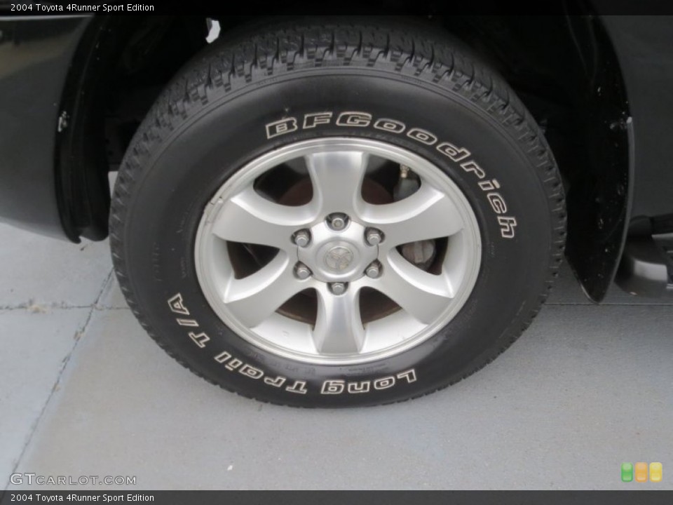 2004 Toyota 4Runner Sport Edition Wheel and Tire Photo #76871047