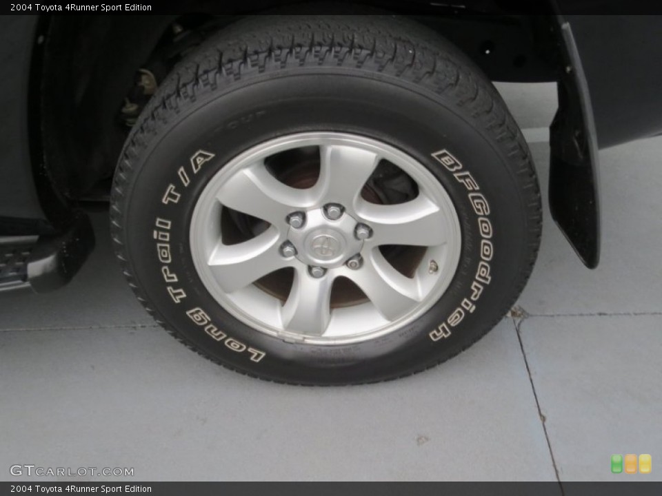 2004 Toyota 4Runner Sport Edition Wheel and Tire Photo #76871050