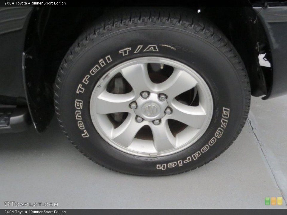 2004 Toyota 4Runner Sport Edition Wheel and Tire Photo #76871056