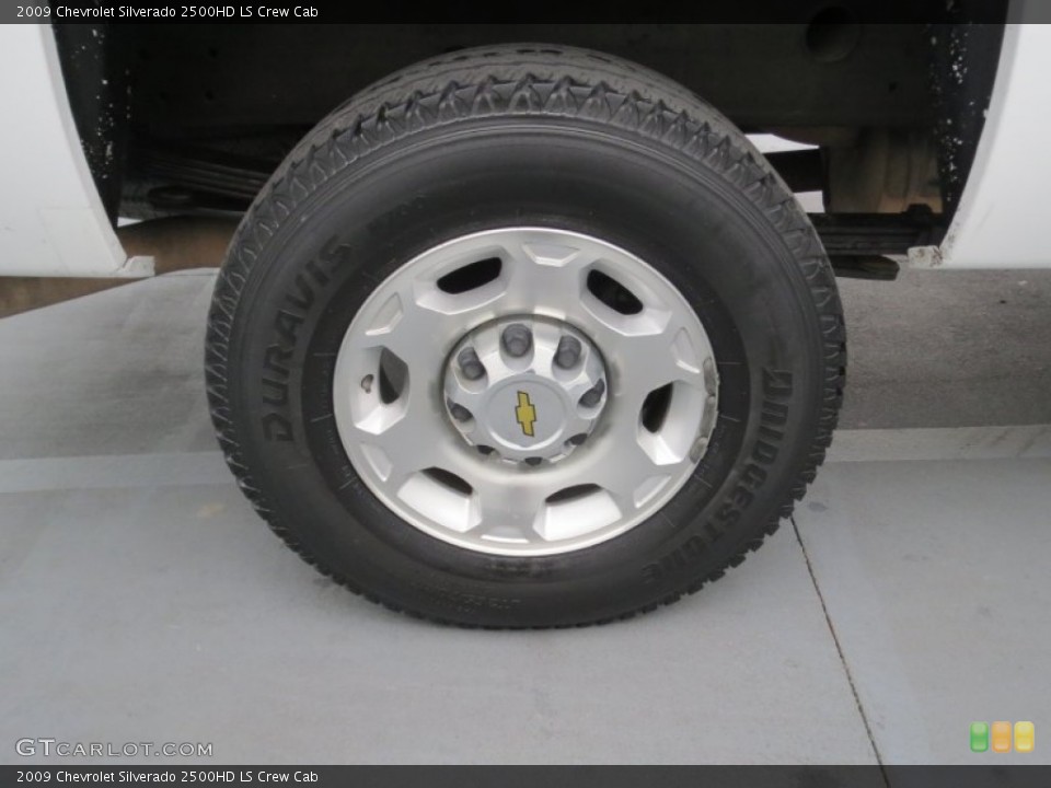 2009 Chevrolet Silverado 2500HD LS Crew Cab Wheel and Tire Photo #76871180