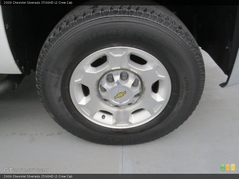 2009 Chevrolet Silverado 2500HD LS Crew Cab Wheel and Tire Photo #76871183