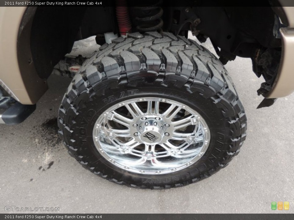 2011 Ford F250 Super Duty Custom Wheel and Tire Photo #76879677