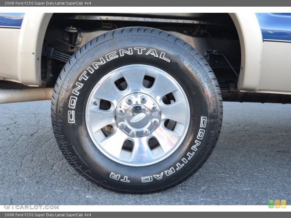 2008 Ford F250 Super Duty Lariat SuperCab 4x4 Wheel and Tire Photo #76880762
