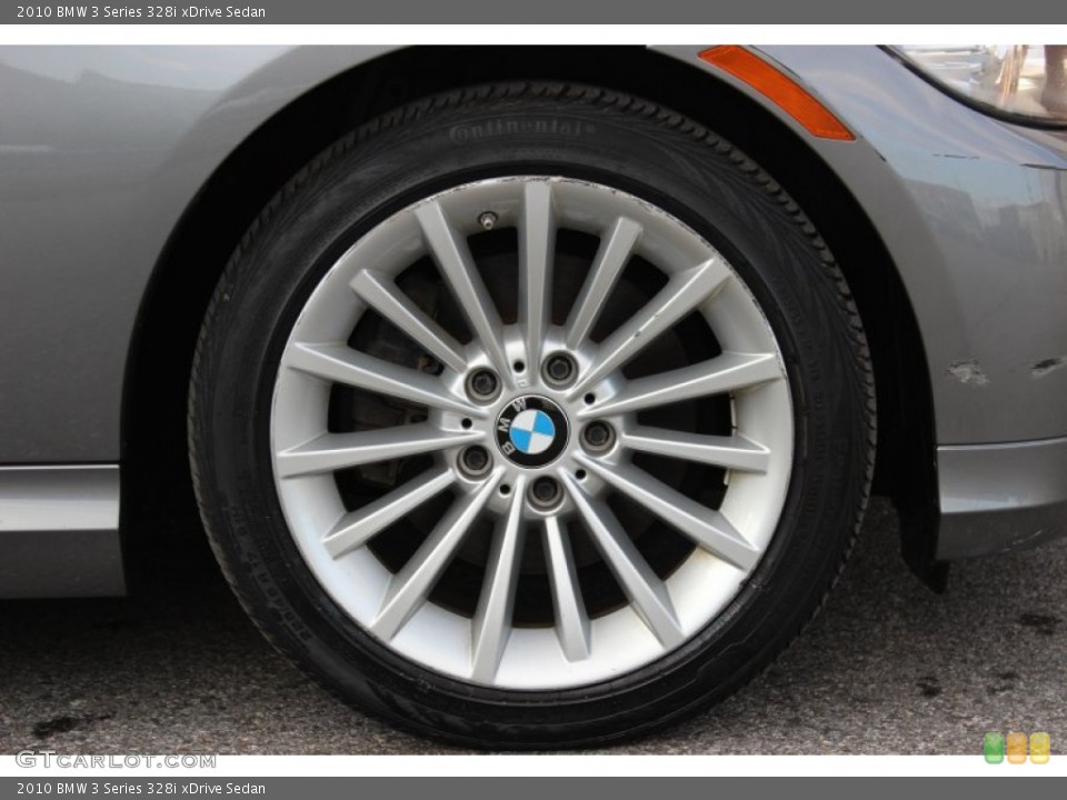 2010 BMW 3 Series 328i xDrive Sedan Wheel and Tire Photo #76883658