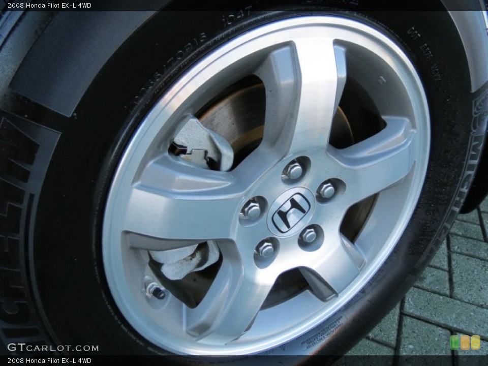 2008 Honda Pilot EX-L 4WD Wheel and Tire Photo #76885452