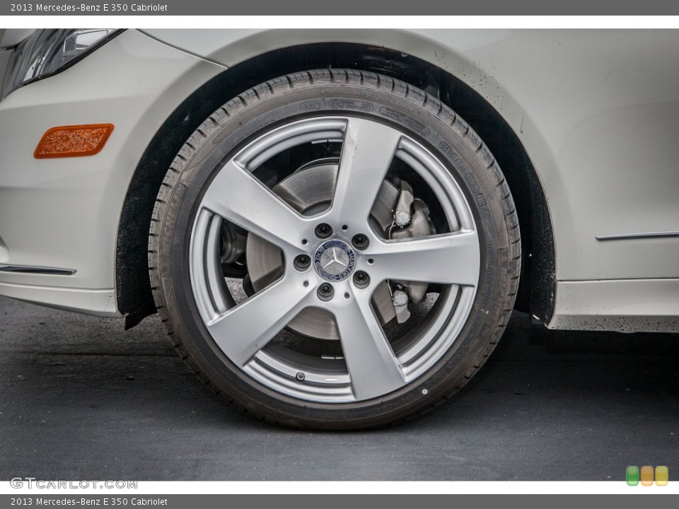 2013 Mercedes-Benz E 350 Cabriolet Wheel and Tire Photo #76887177