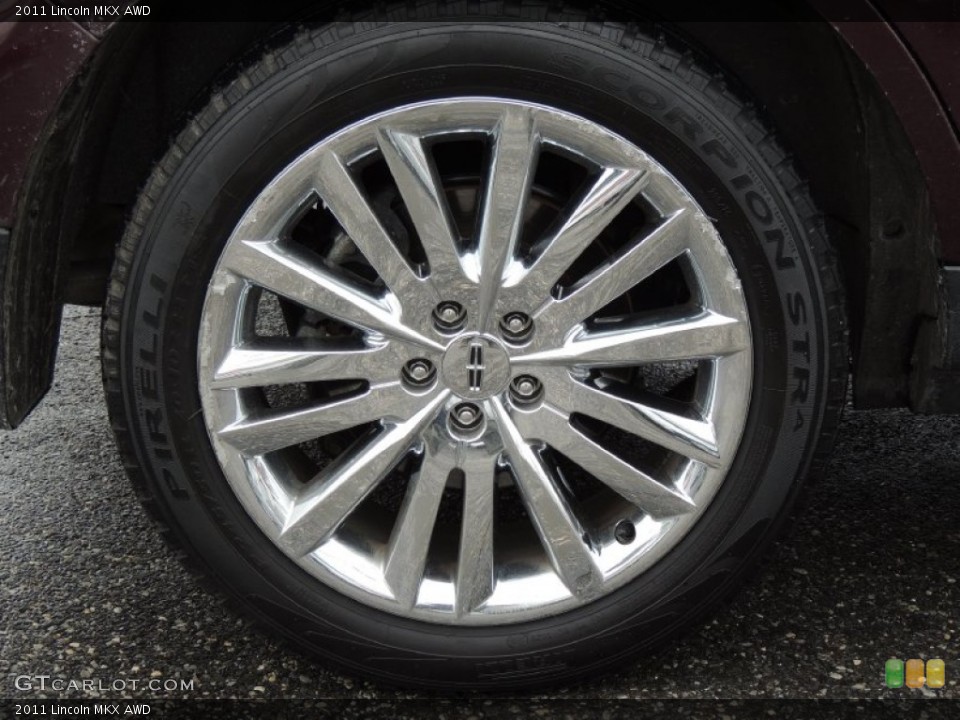 2011 Lincoln MKX AWD Wheel and Tire Photo #76889371