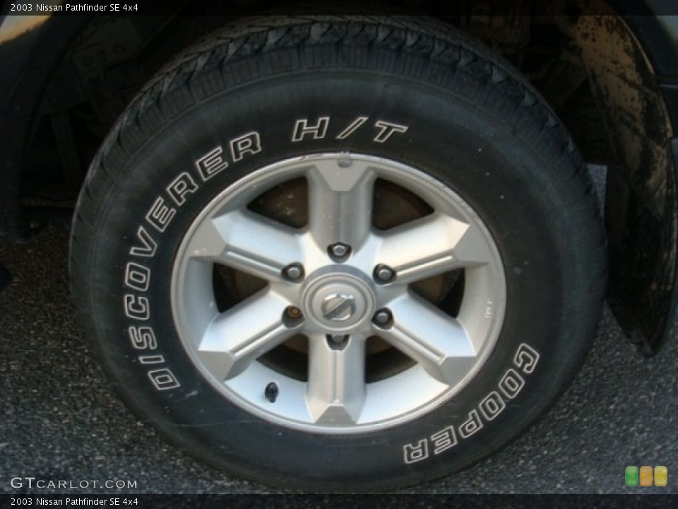 2003 Nissan Pathfinder SE 4x4 Wheel and Tire Photo #76893773