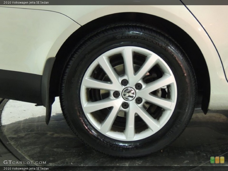 2010 Volkswagen Jetta SE Sedan Wheel and Tire Photo #76895562