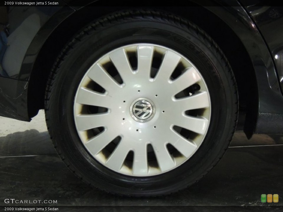 2009 Volkswagen Jetta S Sedan Wheel and Tire Photo #76897620