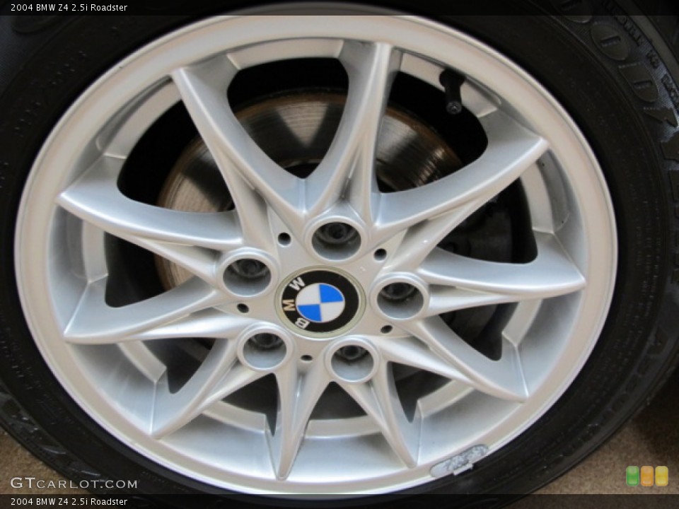 2004 BMW Z4 2.5i Roadster Wheel and Tire Photo #76897917