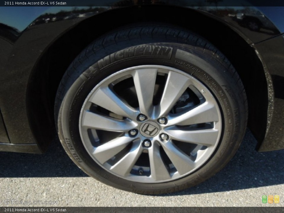 2011 Honda Accord EX-L V6 Sedan Wheel and Tire Photo #76899948