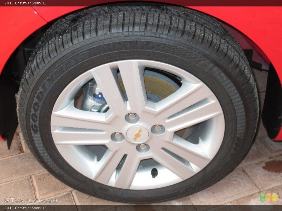 2013 Chevrolet Spark LS Wheel and Tire Photo #76902328