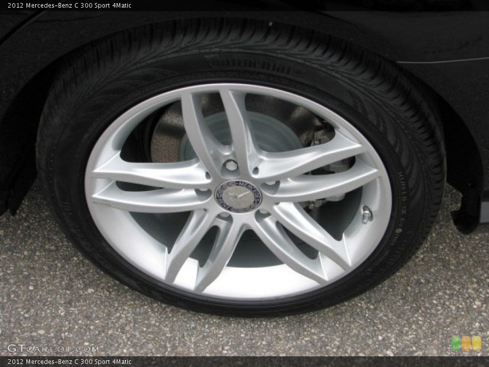 2012 Mercedes-Benz C 300 Sport 4Matic Wheel and Tire Photo #76903334