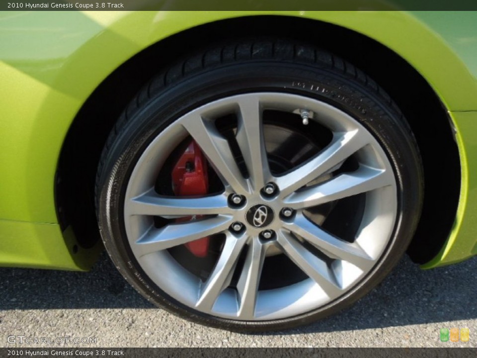 2010 Hyundai Genesis Coupe 3.8 Track Wheel and Tire Photo #76906713