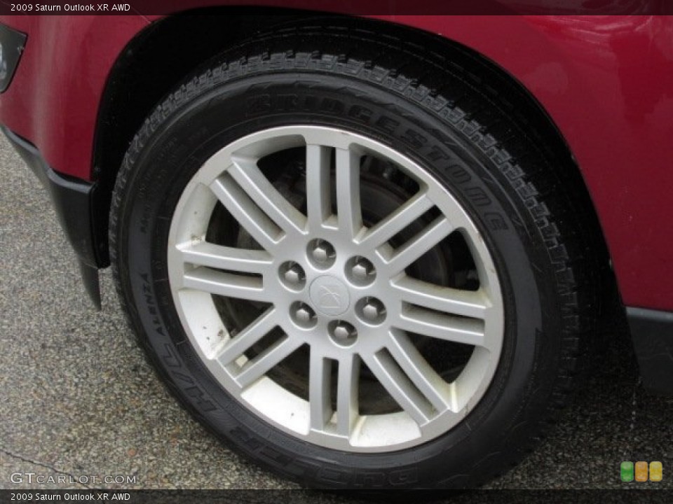 2009 Saturn Outlook XR AWD Wheel and Tire Photo #76908163