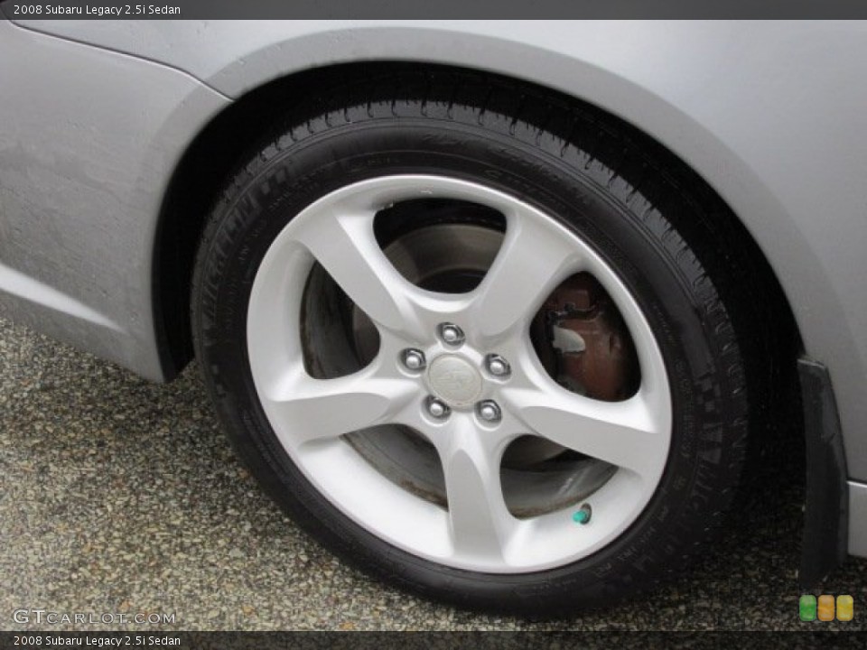 2008 Subaru Legacy 2.5i Sedan Wheel and Tire Photo #76909391