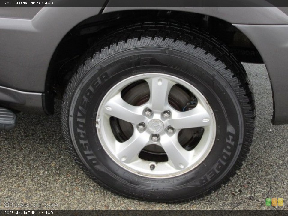 2005 Mazda Tribute s 4WD Wheel and Tire Photo #76910259