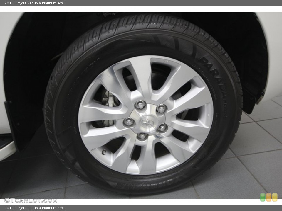 2011 Toyota Sequoia Platinum 4WD Wheel and Tire Photo #76911531