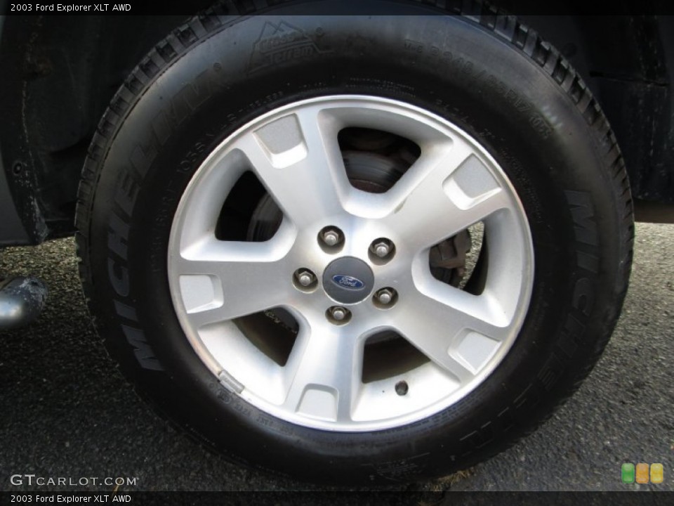2003 Ford Explorer XLT AWD Wheel and Tire Photo #76912515
