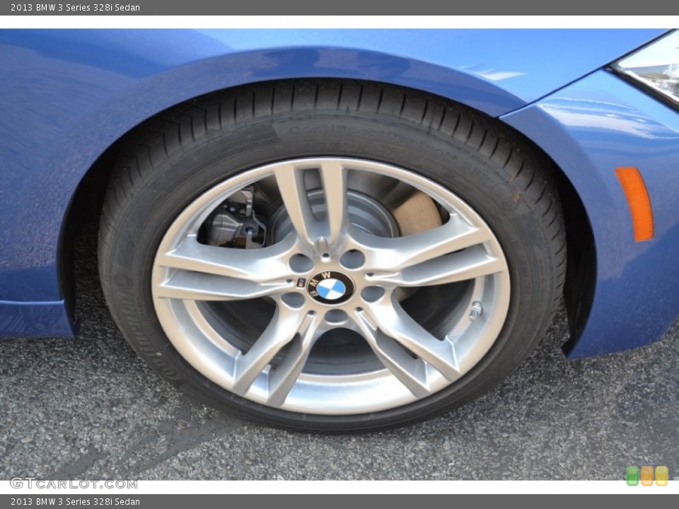 2013 BMW 3 Series 328i Sedan Wheel and Tire Photo #76912701