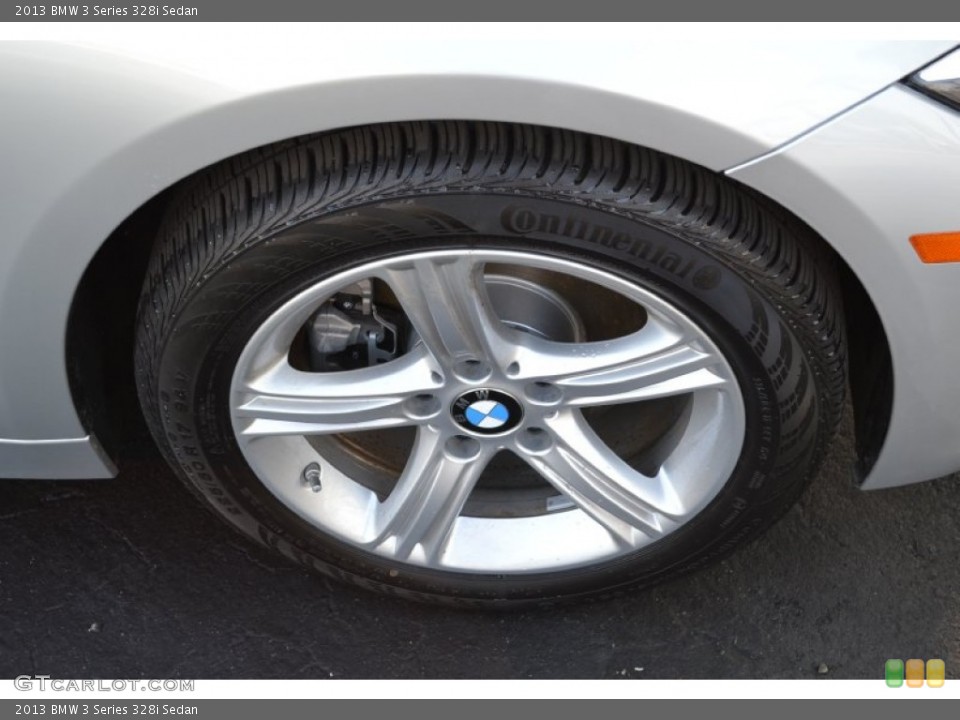 2013 BMW 3 Series 328i Sedan Wheel and Tire Photo #76913214